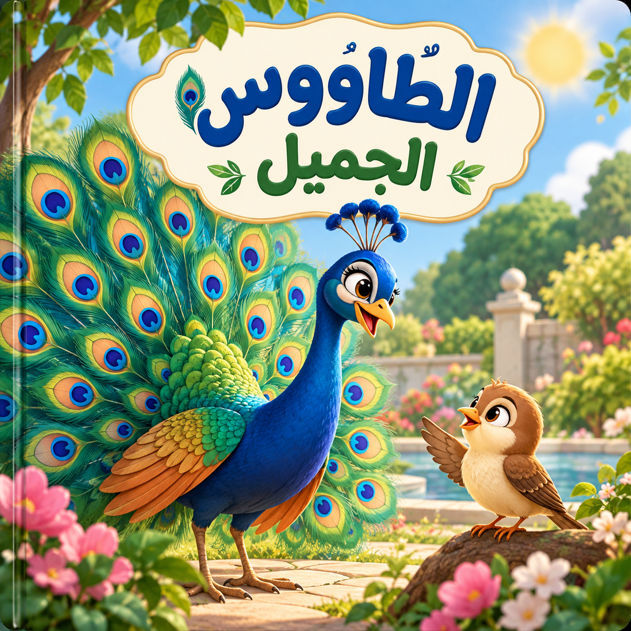 قصة الطاووس الجميل